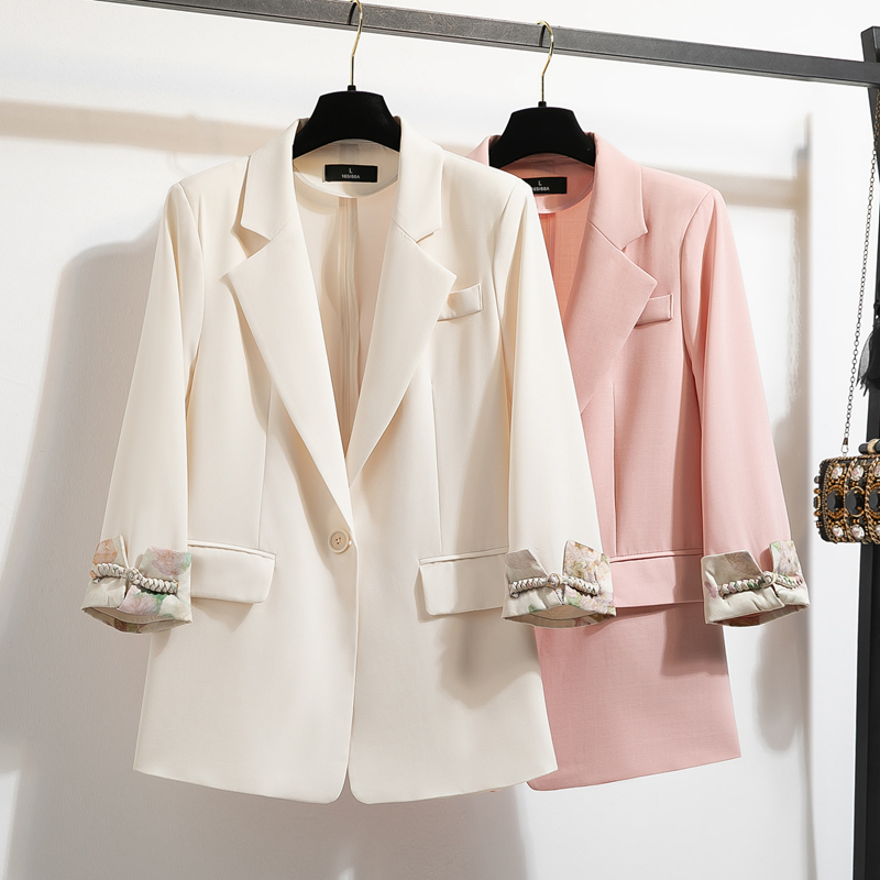 新中式国风西装外套女2025春夏季新款气质百搭小西服薄款显瘦上衣