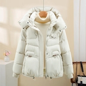 棉衣短款 今年流行羽绒棉服女2025冬季 新款 加厚小个子棉袄保暖外套