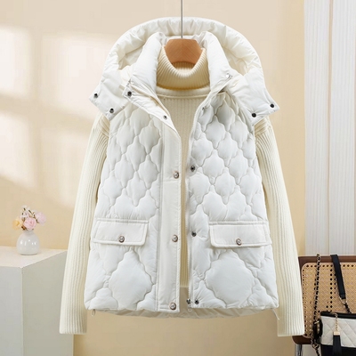 马甲背心女秋冬2025新款今年流行爆款外穿时髦洋气坎肩羽绒棉马夹