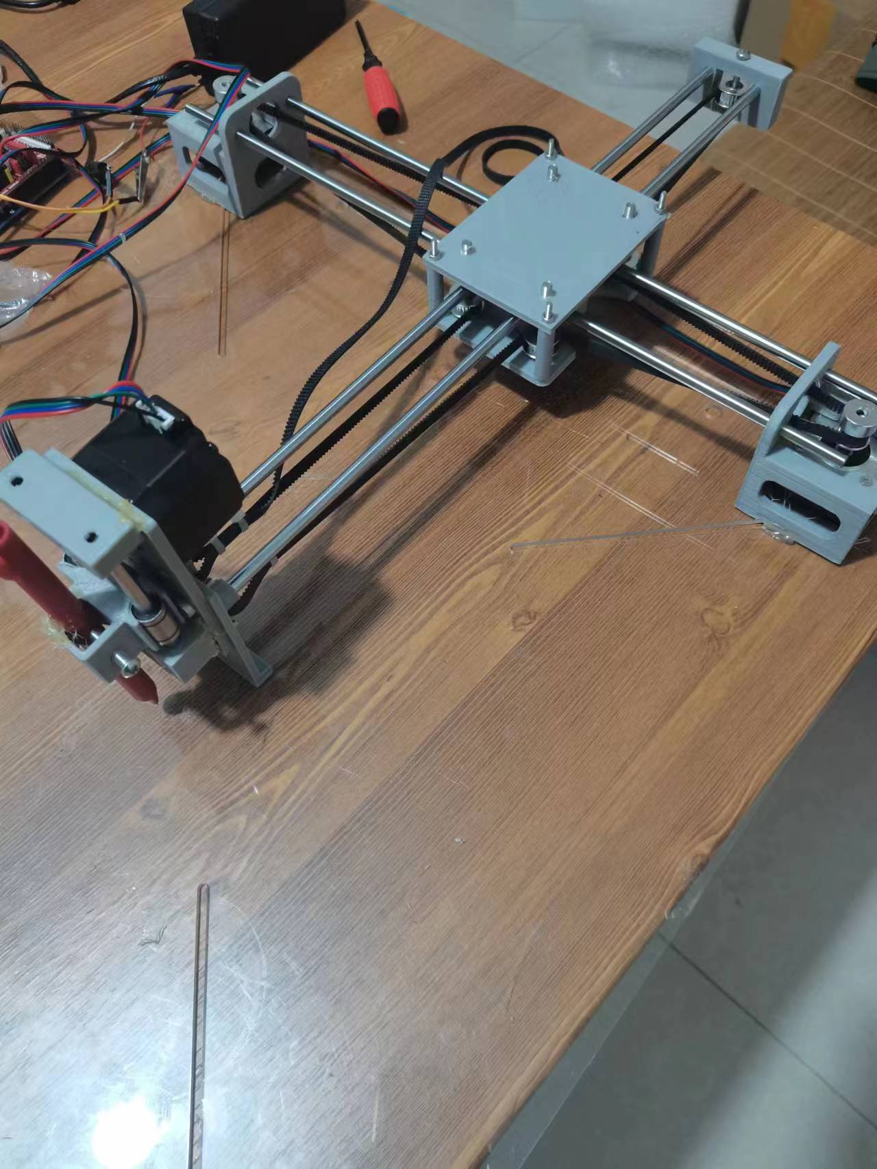 DIY画画写字机器人arduino开源 电子元器件市场 机器人/机械臂 原图主图