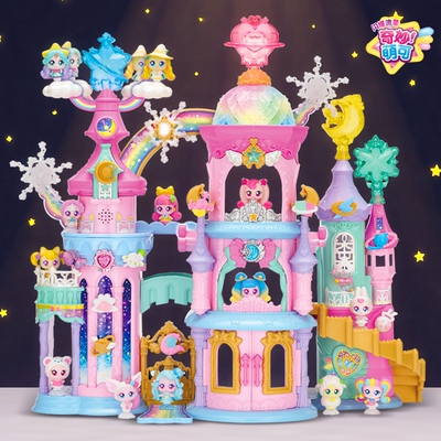 奇妙萌可闪耀流星萌可城堡玩具