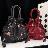 手提包手工绣花小包古民族风逛街零钱手机收纳包女包手拿包汉服包