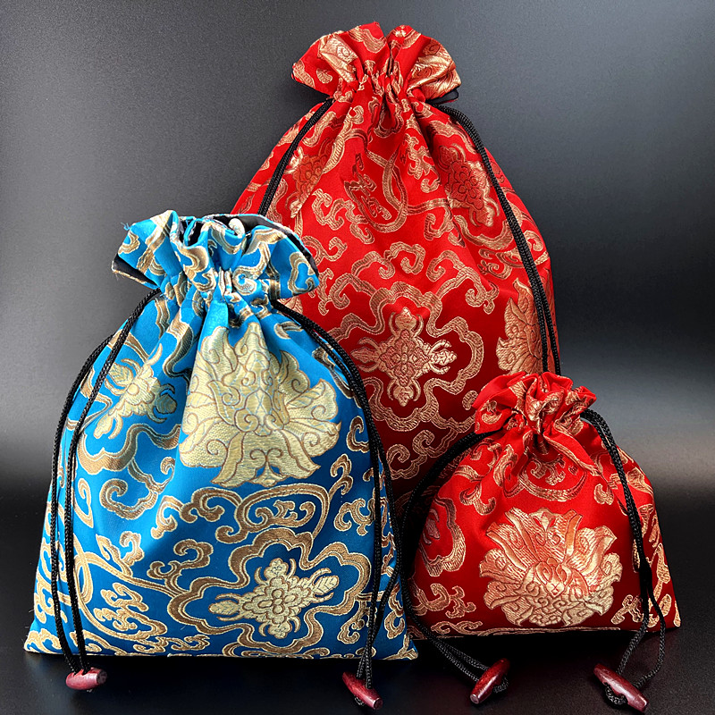 中国风织锦缎锦囊袋福袋首饰袋收纳袋糖果婚庆大小布袋礼品包装袋,饰品/流行首饰/时尚饰品新,首饰袋,淘宝优惠券,粉丝福利购,淘宝优惠卷
