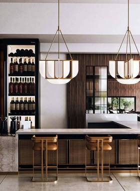 现代风格轻奢复古Anders 枝形吊灯 样板房客厅餐厅安德斯花朵吊坠