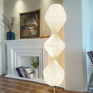 侘寂风禅意落地灯客厅沙发卧室样板房北欧民宿设计师氛围装 饰灯具