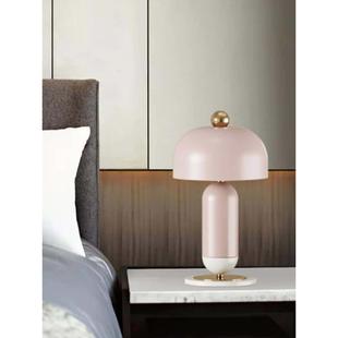 床头灯粉色台灯北欧儿童房儿童公主卧室ins装 饰创意现代客厅女孩