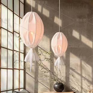 侘寂风餐厅吊灯高级感民宿氛围布置北欧设计师创意咖啡厅吧台吊灯