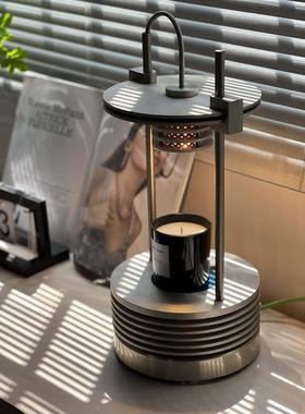 法国Infra Luna香薰融蜡装饰氛围台灯不锈钢包豪斯设计师卧