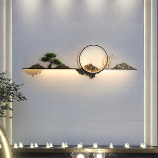 太阳能户外庭院壁灯新中式 饰景观灯 别墅围墙灯防水影壁墙造景装