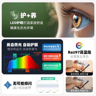 2026款 卡通云朵星星儿童房吸顶灯全光谱护眼LED星星小兔卧室灯具