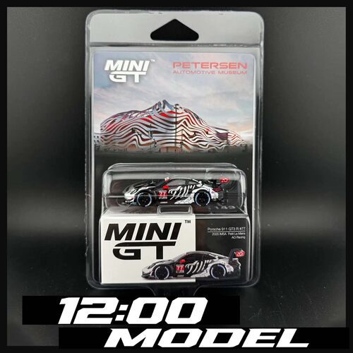 Minigt 1143 骨龙 保时捷911 gt3 彼得森汽车博物馆限定挂卡
