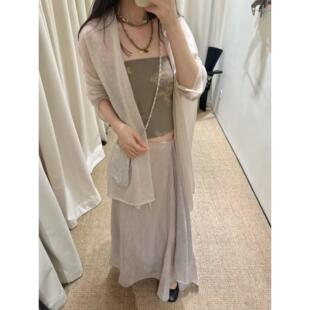 【zui高品质】swaying不规则设计多裙摆半身长裙高腰羊毛半身裙