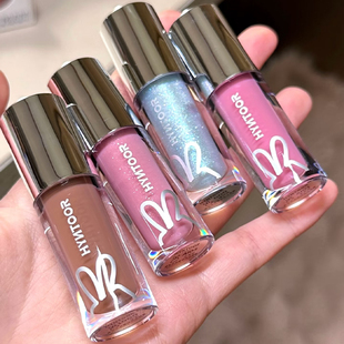 HYNTOOR黑兔唇蜜未来星球003粉乳石女保湿滋润镜面玻璃唇釉三克拉