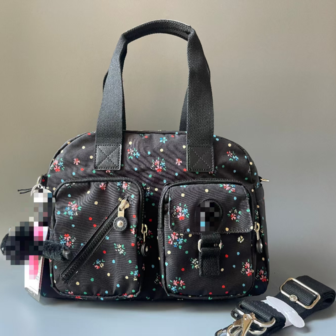 2025Kip猴子包简约尼龙K13636经典款手提斜挎单肩斜跨多用 妈咪包