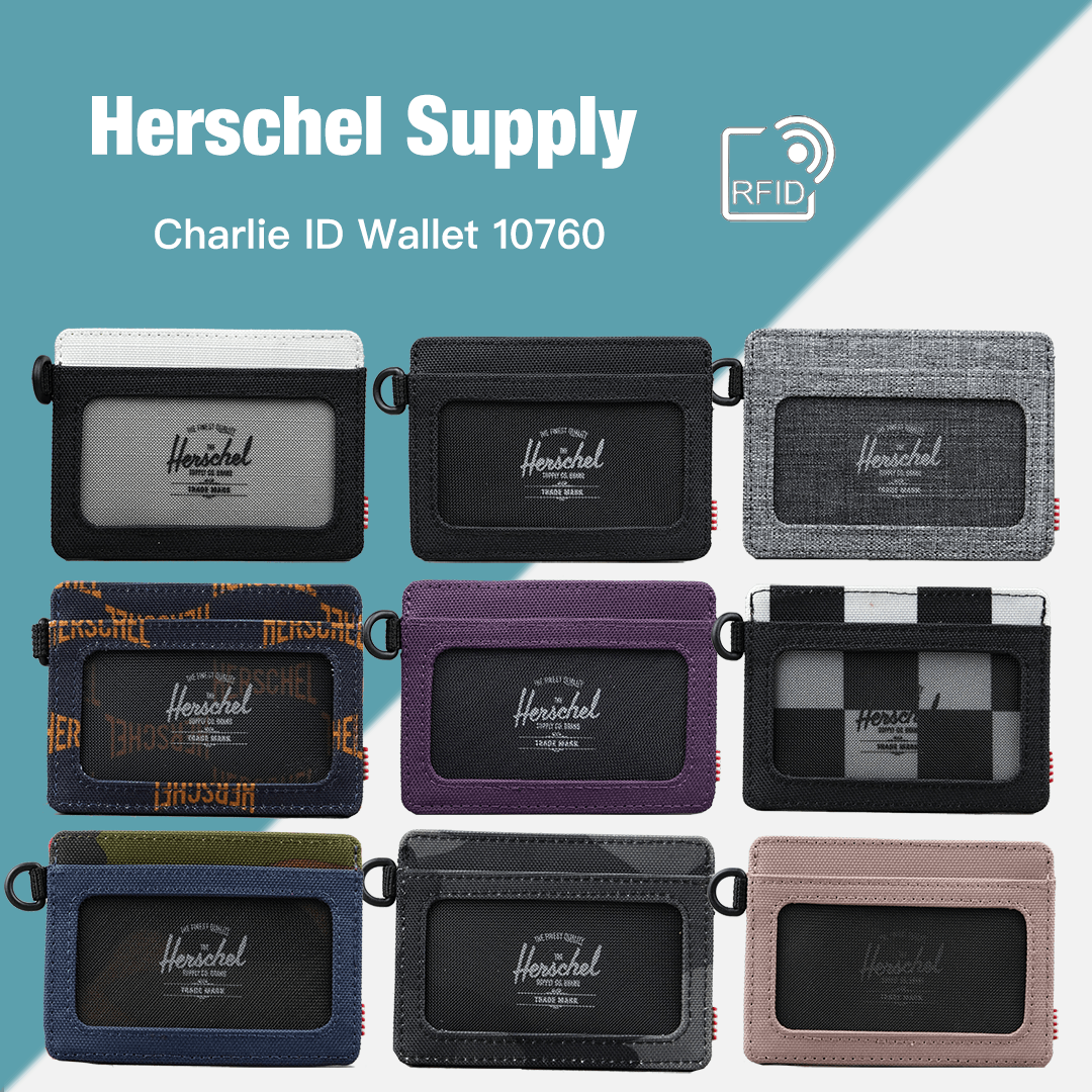包邮Herschel Charlie ID 时尚男女防盗刷多卡槽卡夹10760