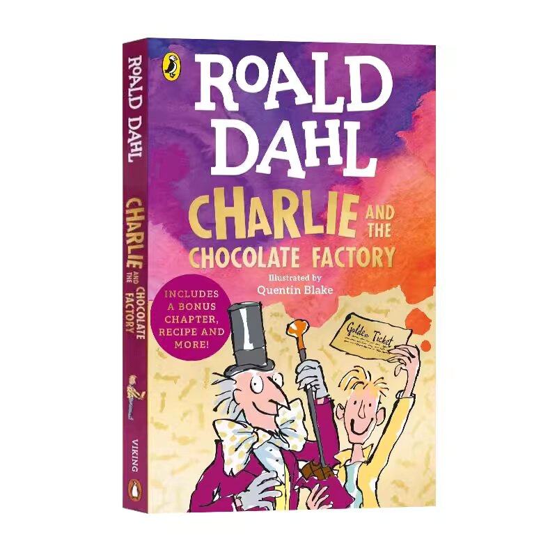 英文原版 Charlie and the Chocolate Factory (多种封面随机发货) 查理和巧克力工厂  儿童课外读物小说与文学书籍