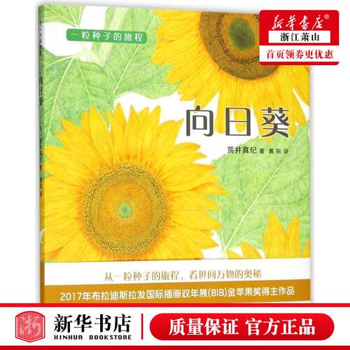 新华正版 向日葵精一粒种子的旅程 日荒井真纪黄锐 动漫绘本 绘本 9787513326179 新星 北京爱心树 图书籍