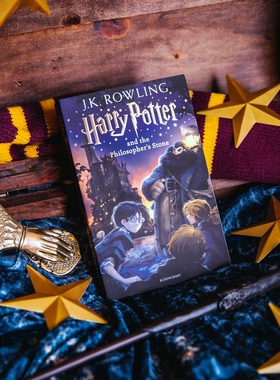 英文原版Harry Potter And The Philosopher'S Stone哈利波特与魔法石 Harry Potter JK罗琳 魔幻冒险小说书籍