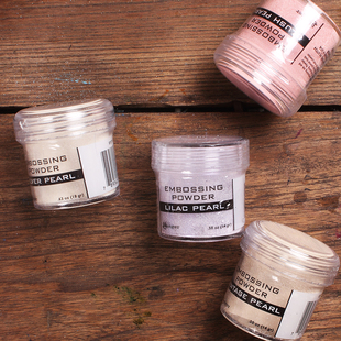 珍珠光泽浮雕粉Ranger美国Embossing立体凸粉Pearl装 饰纸艺卡片