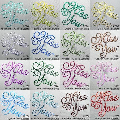 闪烁光彩立体浮雕粉JudiKins分装