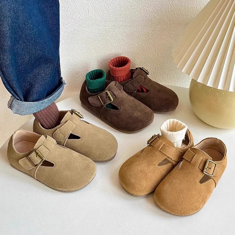 女童勃肯鞋2025春秋新款豆豆鞋软底男童单鞋休闲鞋宝宝复古皮鞋潮,童鞋/婴儿鞋/亲子鞋,皮鞋,淘宝优惠券,粉丝福利购,淘宝优惠卷