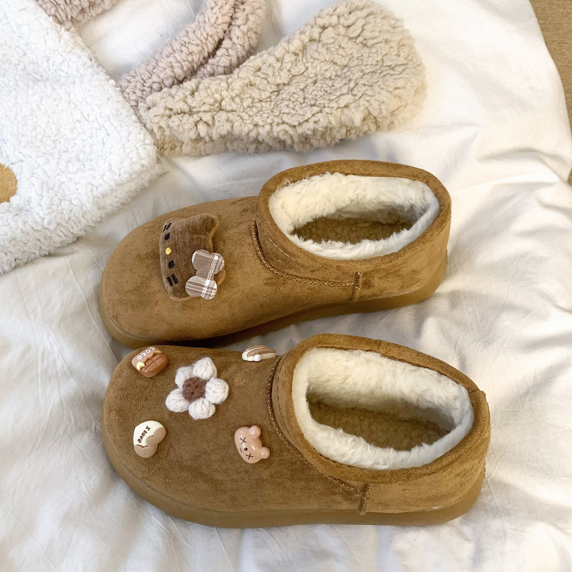 三岁到成人码亲子儿童土豆雪地靴