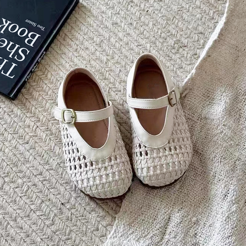 女童凉鞋包头夏款网眼鞋2025夏季宝宝公主鞋女孩皮鞋中小童透气鞋