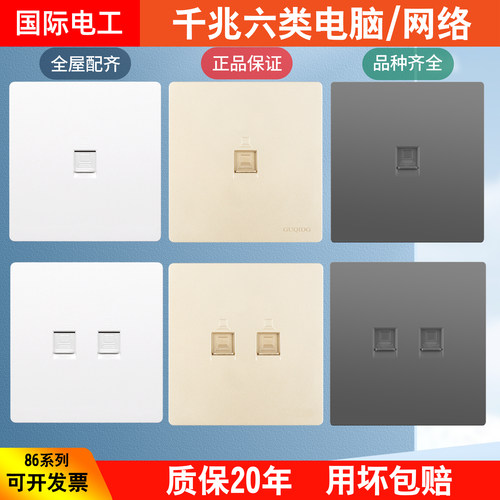 国际电工86型家用网络电话电视TV