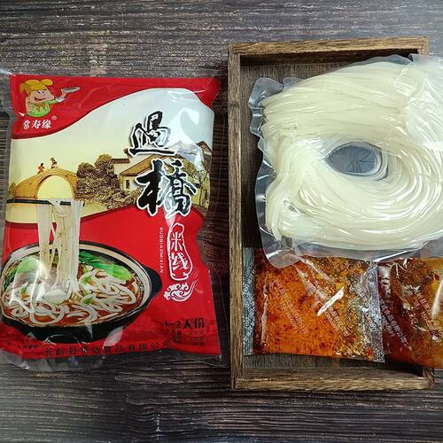 常寿缘过桥米线饭店同款400g东北砂锅宿舍速食粉夜宵网红食品真空