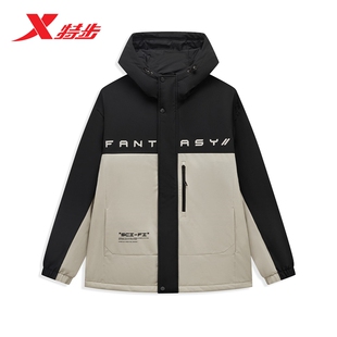 特步未来构想冬季新款户外运动薄棉服防风保暖棉衣男976429170557