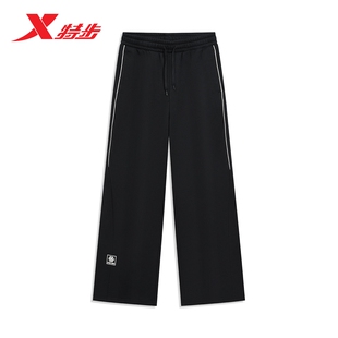 特步25冬新品针织长裤女975428630231