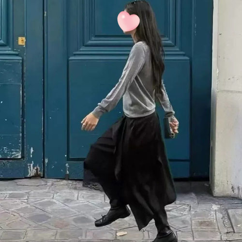 ~~~~~韩国小众 Jennie同款 蝴蝶结方头高筒弹力过膝长筒靴芭蕾靴