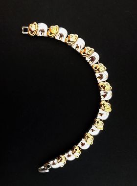 小象金银色欧美风独家孤品手链