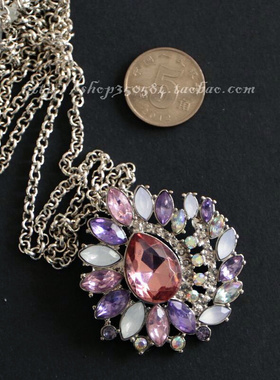 宝石欧美复古独家孤品毛衣链