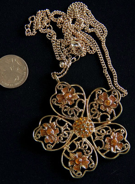 古典镂空夸张欧美独家孤品毛衣链