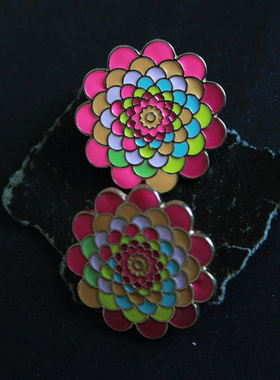 多用胸针/袖扣/领夹/耳钉/领针/书包鞋面装饰 [欧美首饰独家孤品]