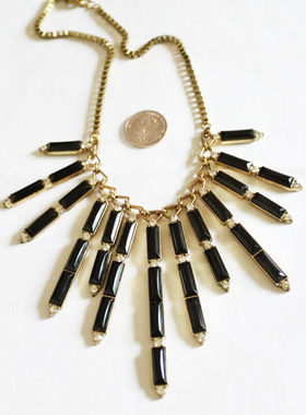 尖俏古堡后现代设计[]走秀颈链