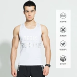 Жилет, баскетбольная быстросохнущая белая спортивная футболка для спортзала без рукавов, для бега
