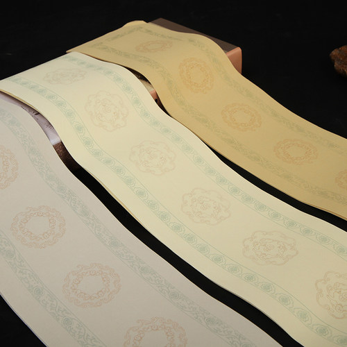 小对联蜡染粉彩书房宣纸