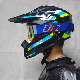 越野摩托车头盔男女山地速降头盔卡丁车沙滩越野车新国标3C四季