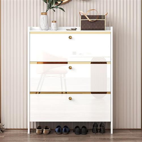 雍禧 2022年新款门口薄鞋柜家用翻斗玄关柜简约门厅柜大容量收纳