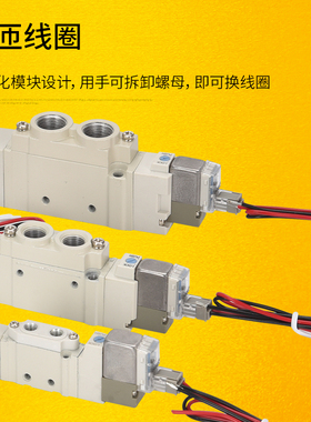 sy5120-5lzd-01气动5lze电磁阀5220-5g控制阀24v5320-c8-5gzd5lzi