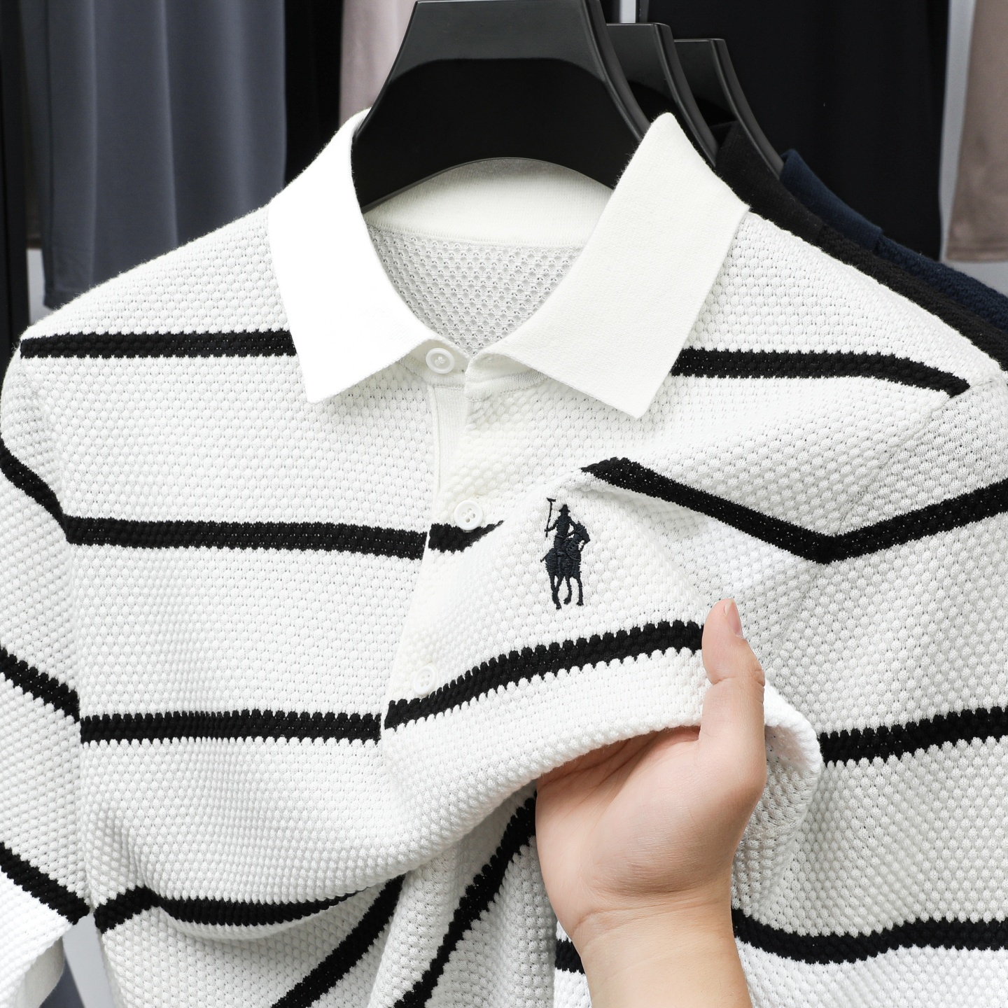 中年男士短袖冰丝爸爸夏装纯棉上