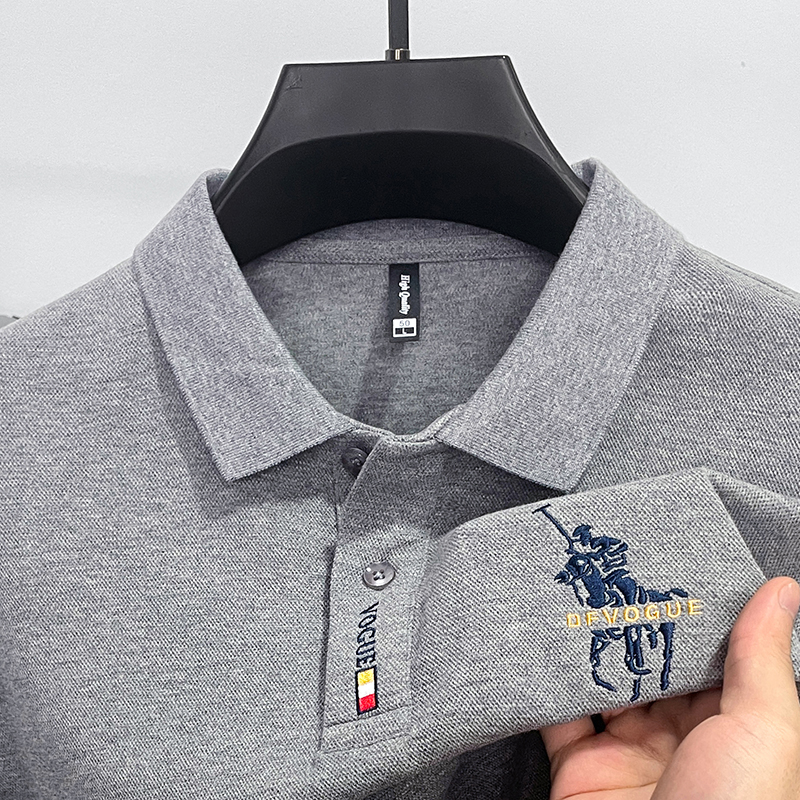 长袖休闲中青年纯棉T恤