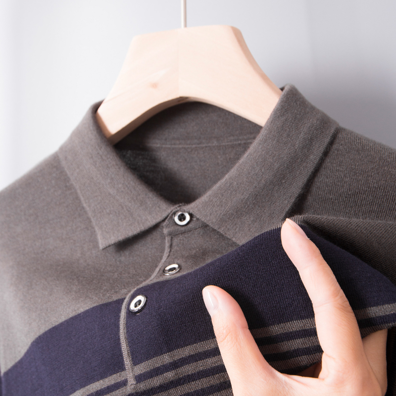 爸爸春秋冬季新款款针织衫上衣