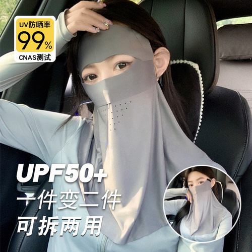 透孔可拆卸大面罩锦纶