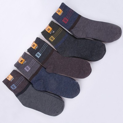 a36秋冬款厚袜冬天男人中筒袜