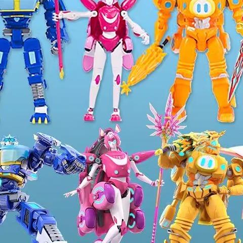 宇宙护卫队超甲恐龙队风暴面具魔仙女棒旋转发光女孩玩具新年礼物