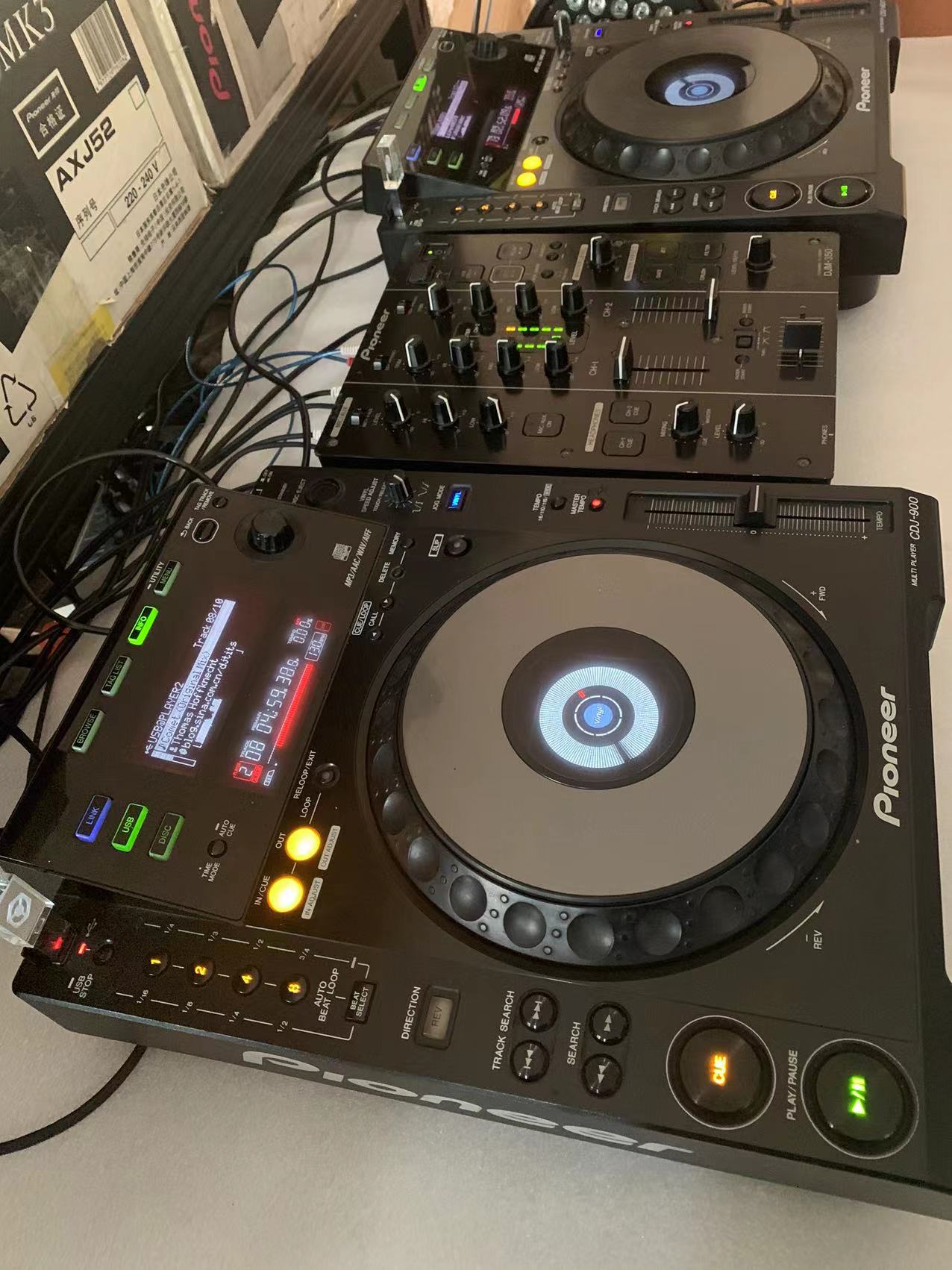 先锋PIONEER CDJ350 850 900打碟机 DJM350 700混音台现货供应