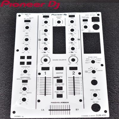 先锋PIONEER DJM450混音台贴纸打碟机面板贴膜保护膜彩色贴纸